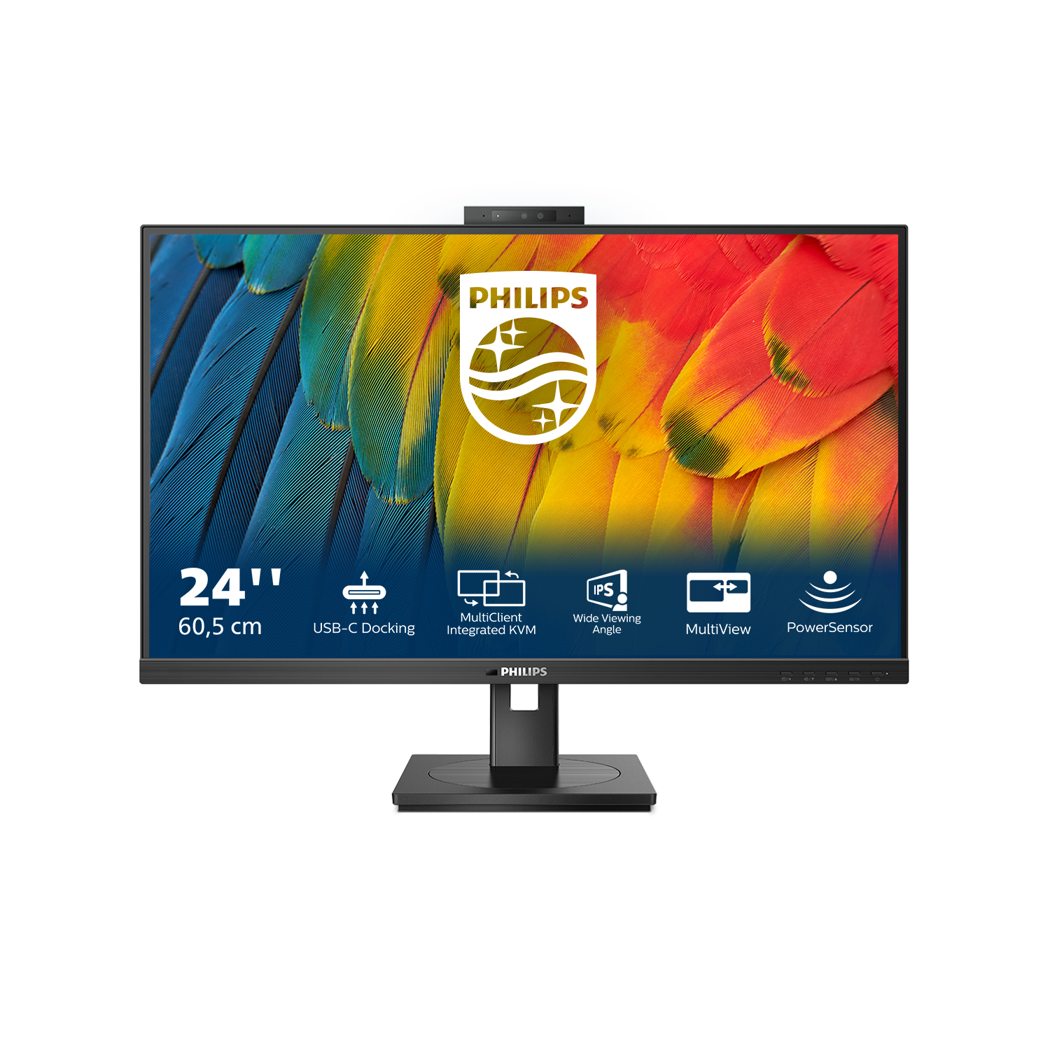 Philips 24B1U5301H - 5000 Series - LED-Monitor - USB - 60.5 cm (23.8), Ansicht 2