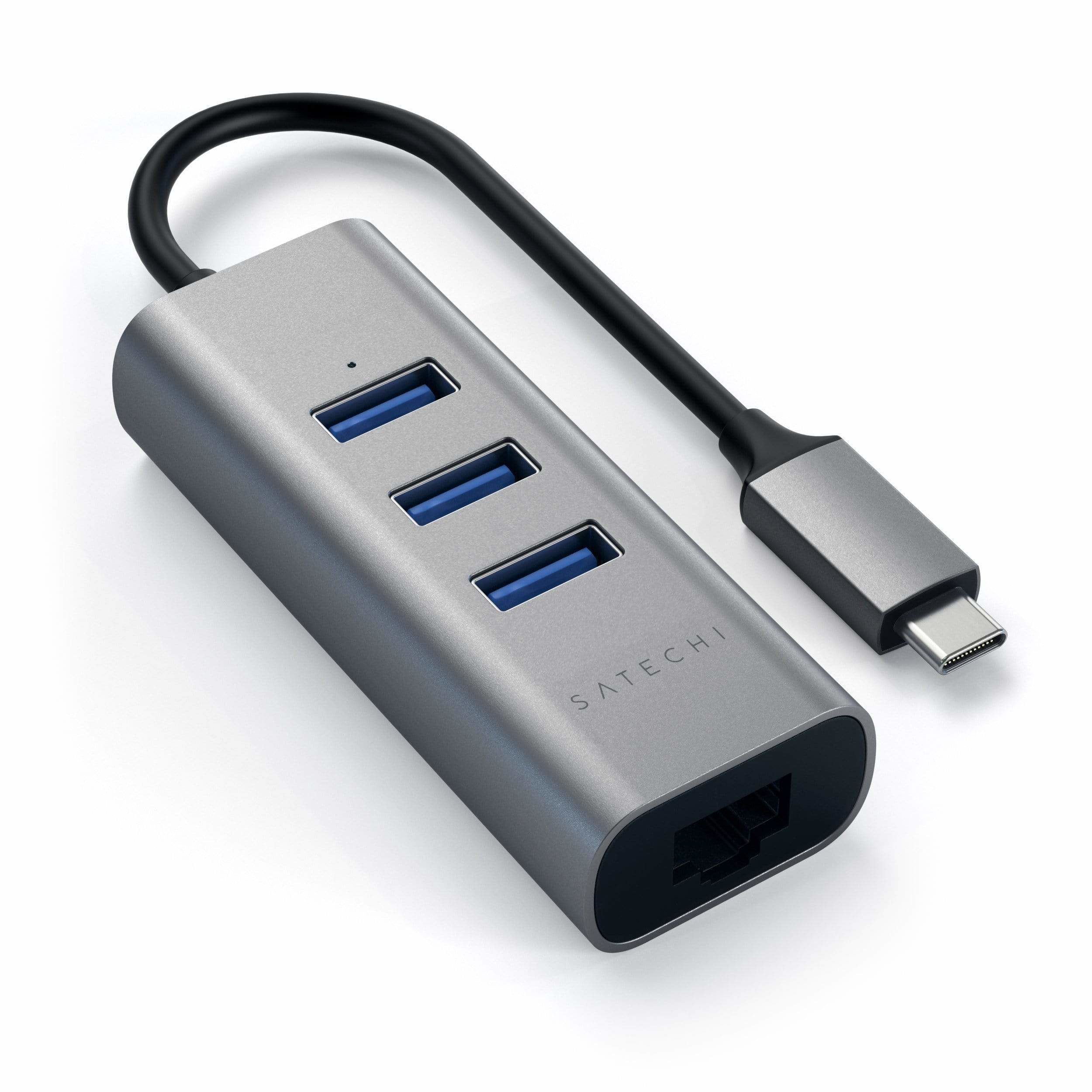Satechi ST-TC2N1USB31AM - USB 3.2 Gen 1 (3.1 Gen 1) Type-C - Grau - USB - 95,2 mm, Ansicht 2