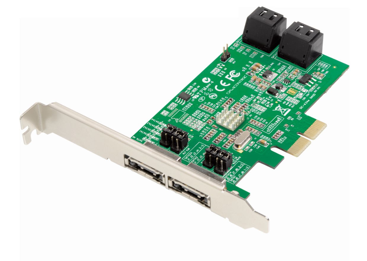 Dawicontrol DC 624e RAID - Speichercontroller (RAID), Ansicht 2