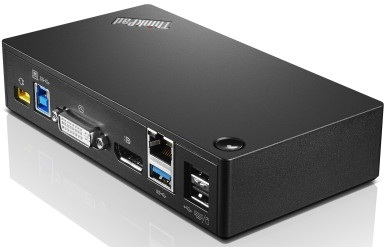 Lenovo ThinkPad USB 3.0 Pro Dock EU - Verkabelt - USB 3.2 Gen 1 (3.1 Gen 1) Type-A - 3,5 mm - Schwarz - Kensington, Ansicht 2