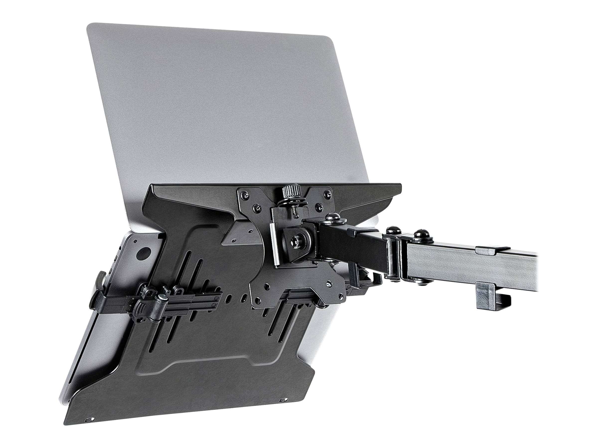 StarTech.com VESA Laptop Halterung - Monitorarm Laptop Ablage/Adapter - Montagekomponente (Notebook-Ablage, 2 Notebook-Arme, 2 Notebook-Armclips)