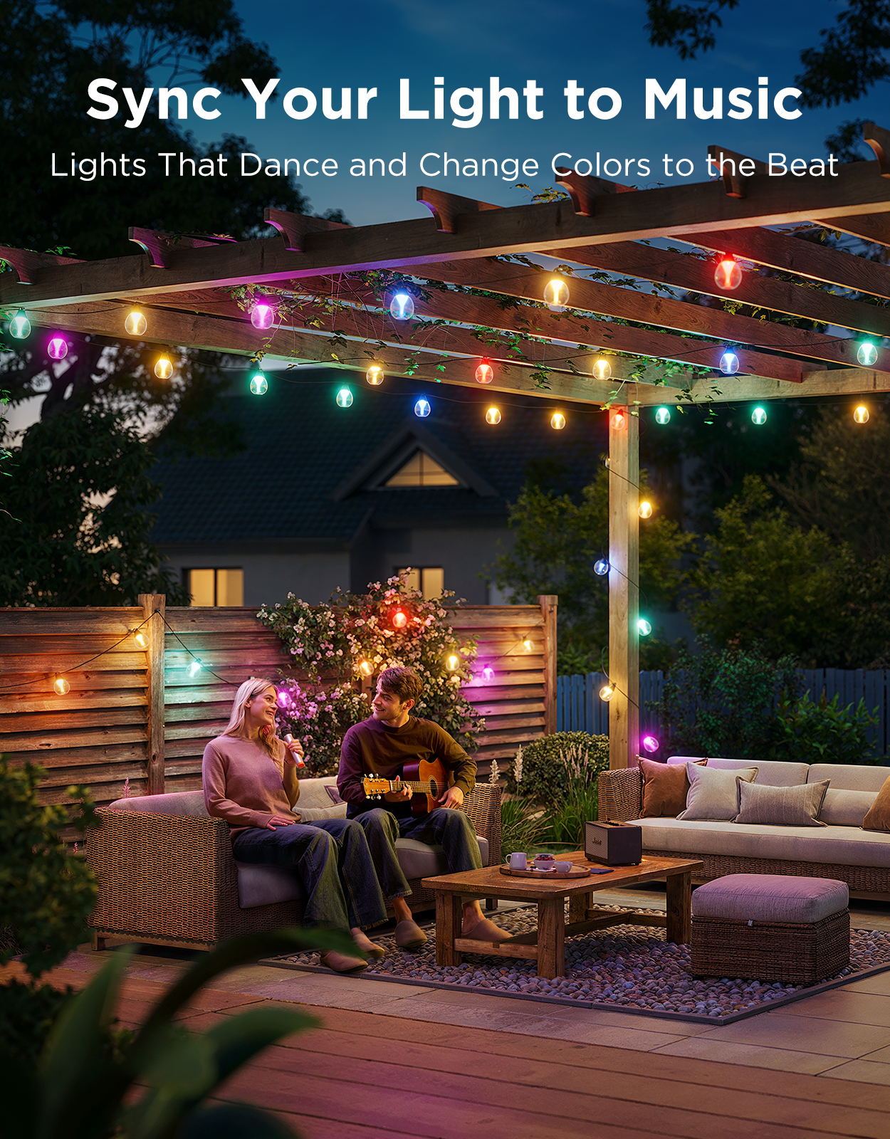 Govee RGBICW Outdoor String Lights, Ansicht 4