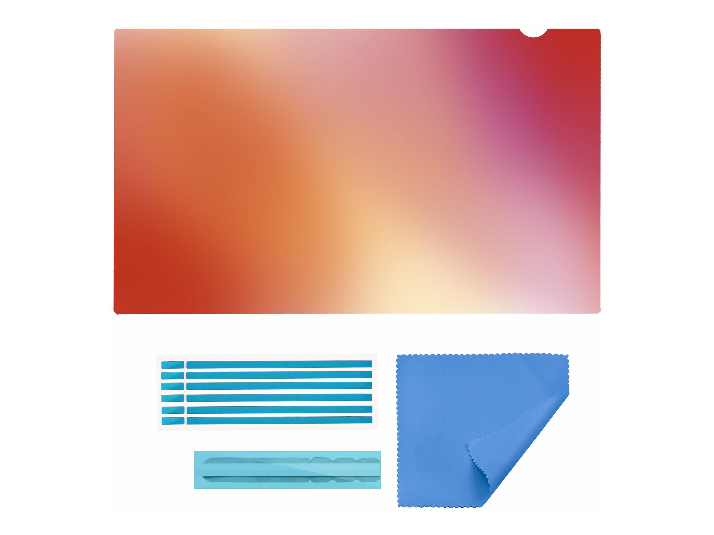 StarTech.com 24-inch 16:9 Gold Monitor Privacy Screen, Reversible Filter w/Enhanced Privacy, Glossy Computer Security Filter, Removable Screen Protector/Shield, +/- 30 Deg. - Blickschutzfilter für Bildschirme - 2-Wege - entfernbar - Halter/Klebepunkte - 6