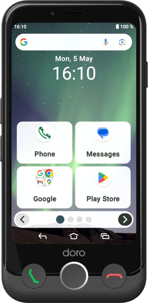 Doro Aurora A10 graphit+ Wireless Charging Station - Smartphone - 64 GB, Ansicht 3