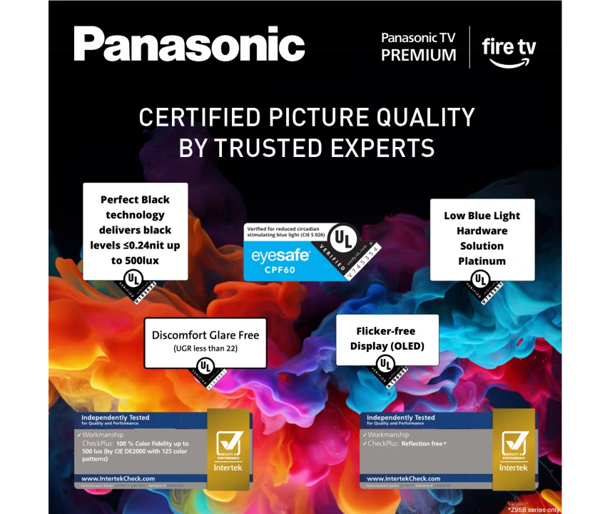 Panasonic TV 65Z80BEZ 65 Ultra HD 4K OLED - OLED-TV - 165,1 cm, Ansicht 3