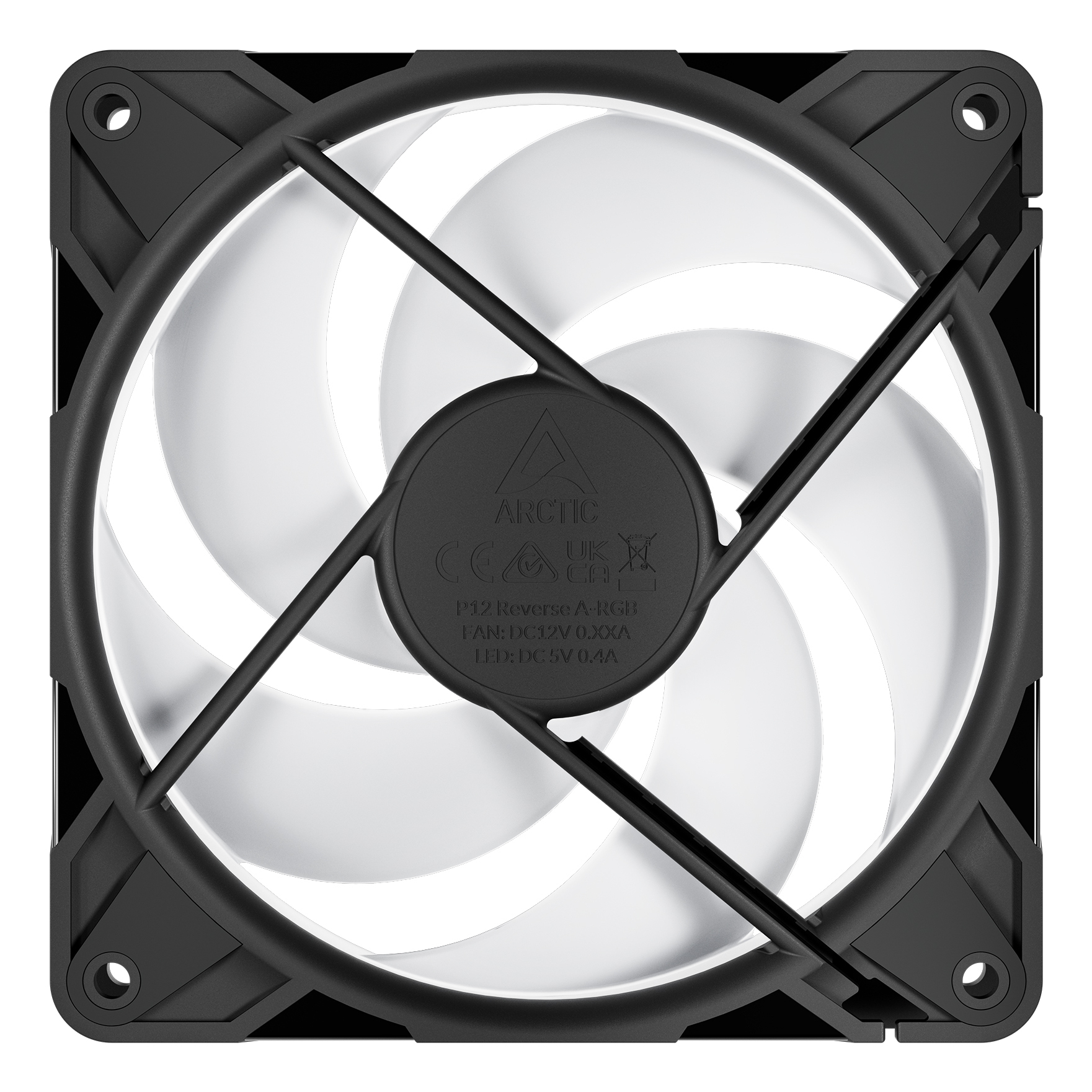 Arctic Case ACC P12 Pro Reverse A-RGB PWM, Ansicht 4