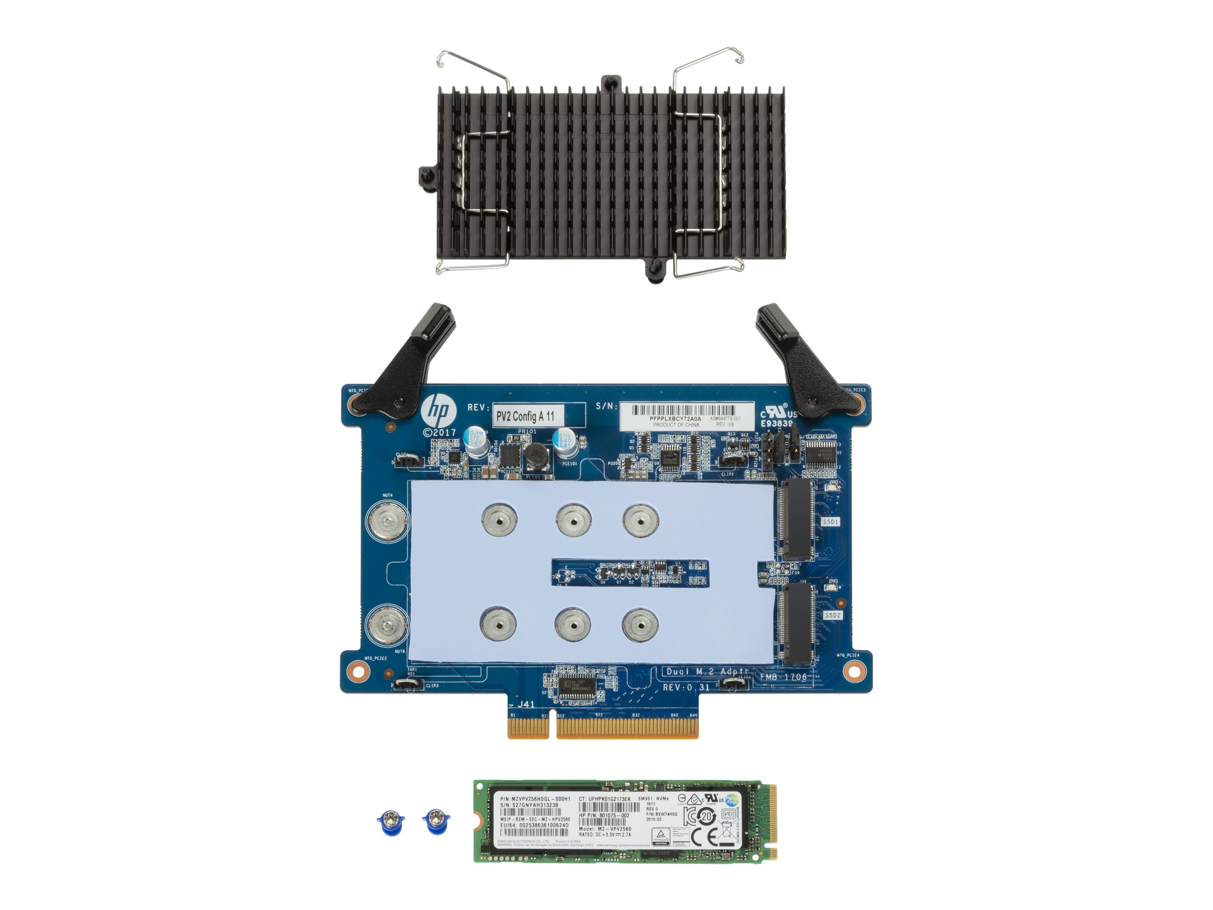 HP Z Turbo Drive - SSD - 2 TB - intern - M.2 - PCIe 4.0 x4 - für Workstation Z2 G9 (SFF Tower)