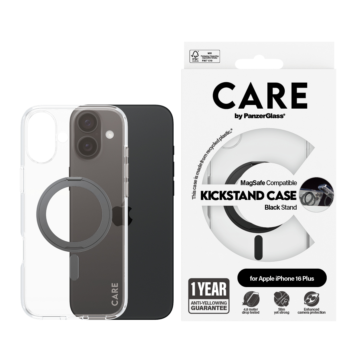 PanzerGlass CARE by PanzerGlass - Hintere Abdeckung für Mobiltelefon, Ansicht 3