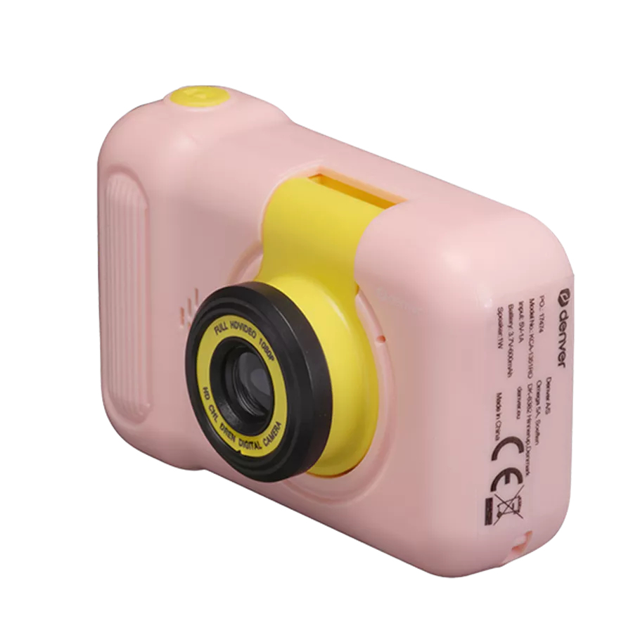 Inter Sales KCA-1351 Kinder Kamera rosa KCA-1351RO - Digitalkamera - 40 MP, Ansicht 4