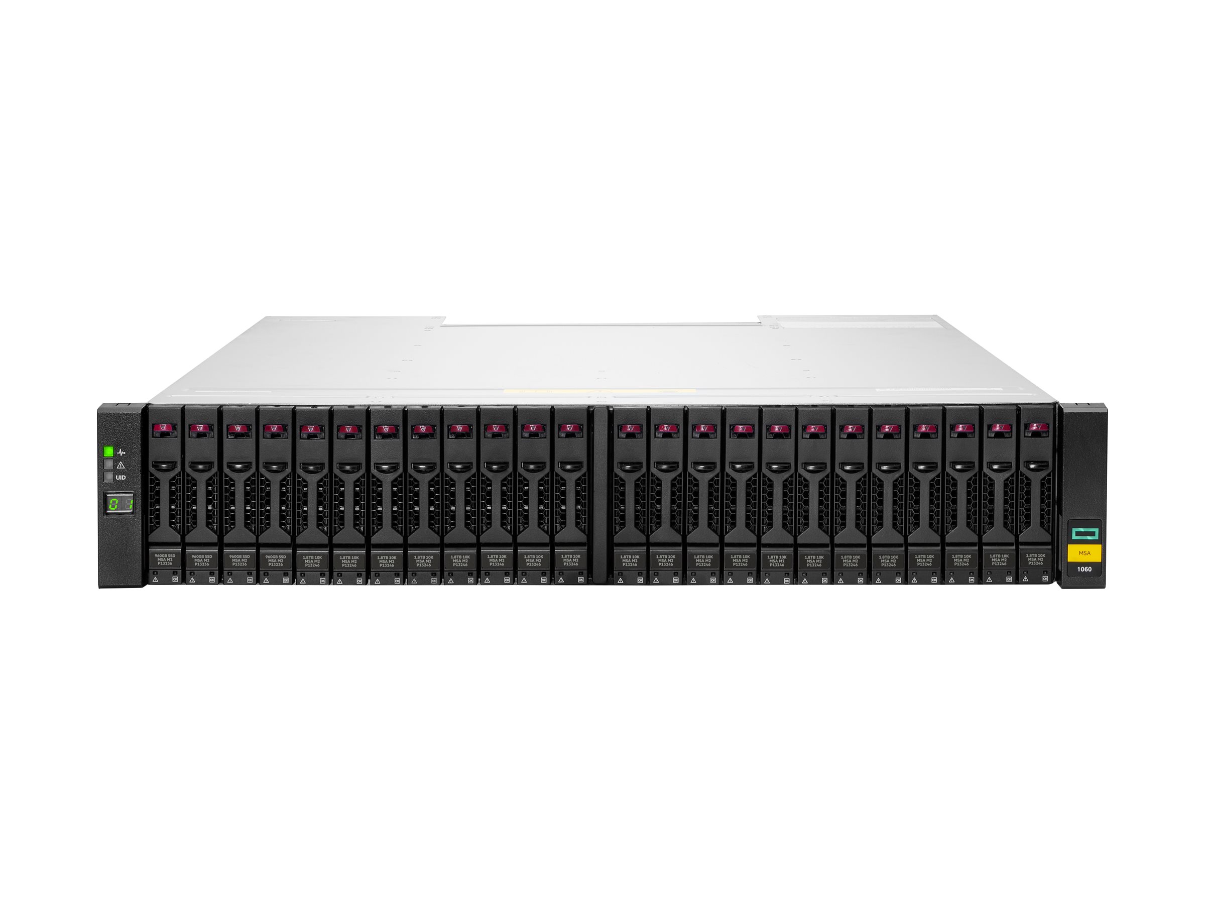 HPE Modular Smart Array 1060 16Gb Fibre Channel SFF Storage - Festplatten-Array - 14 TB - 24 Schächte (SAS-3)
