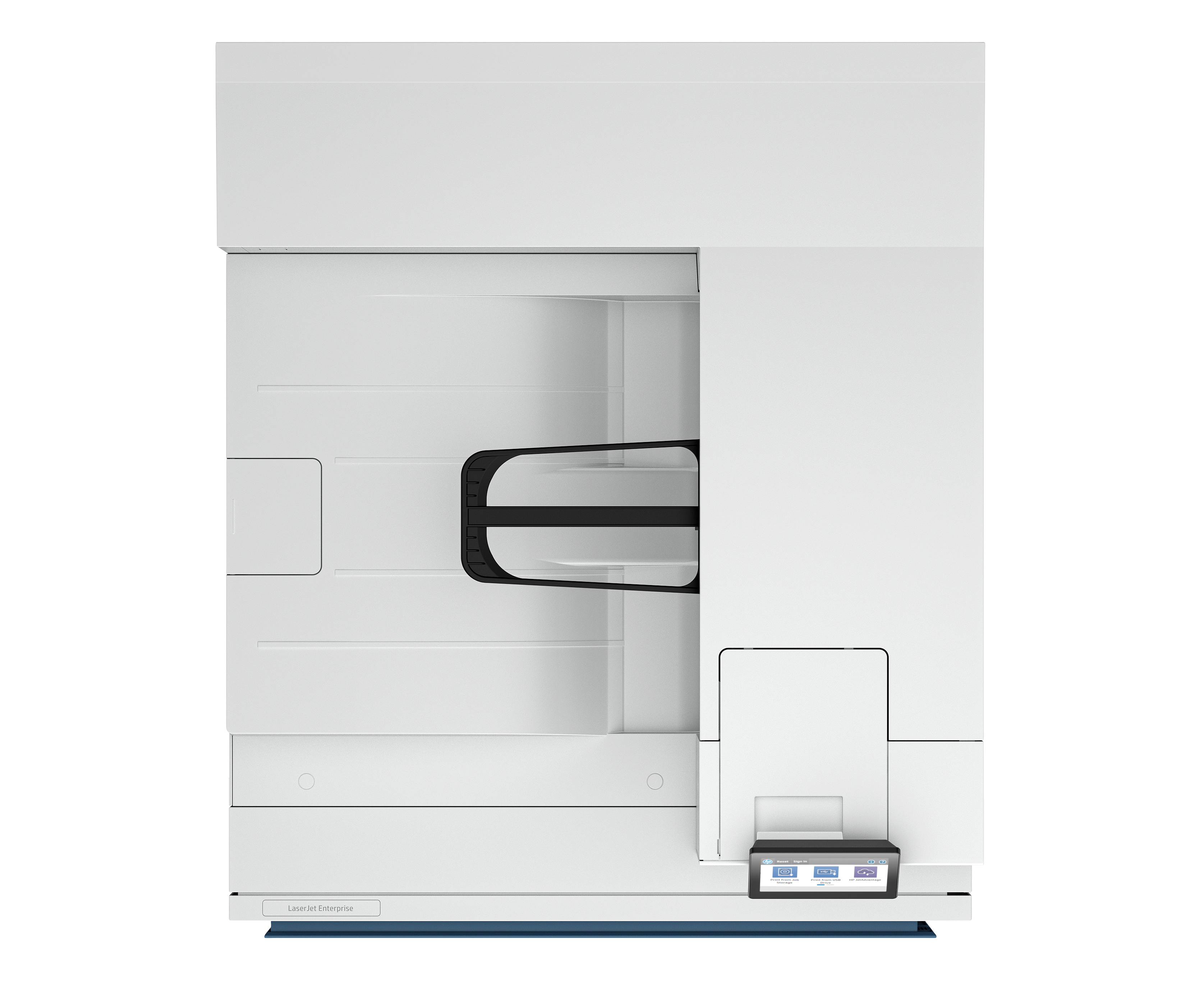 HP LaserJet Enterprise 8501x - Drucker - s/w, Ansicht 2