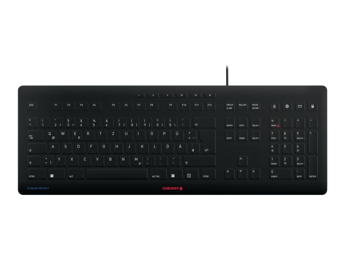 Cherry STREAM - Tastatur - USB - Deutsch - Tastenschalter: