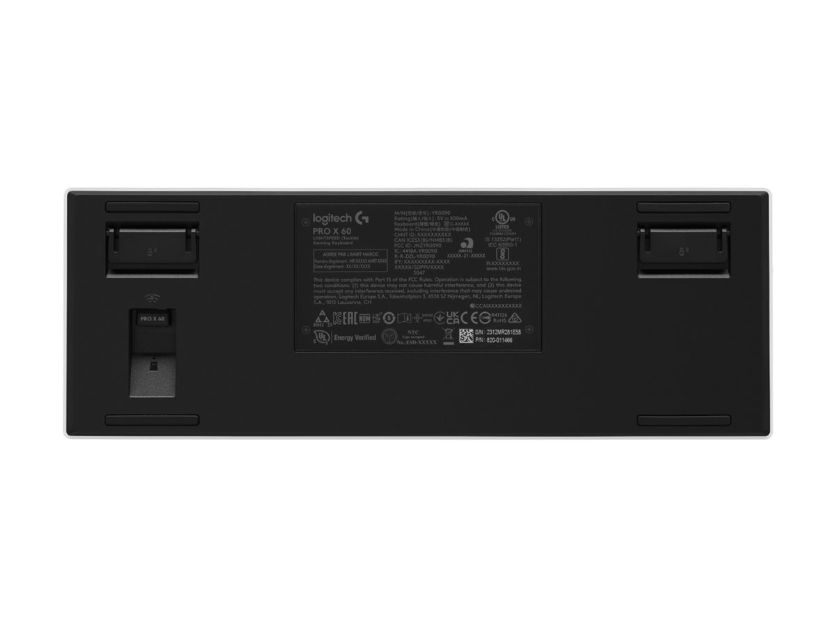 Logitech G PRO X 60 - Tastatur - Gaming - 60% - TL: Französisch, AZERTY, Ansicht 4