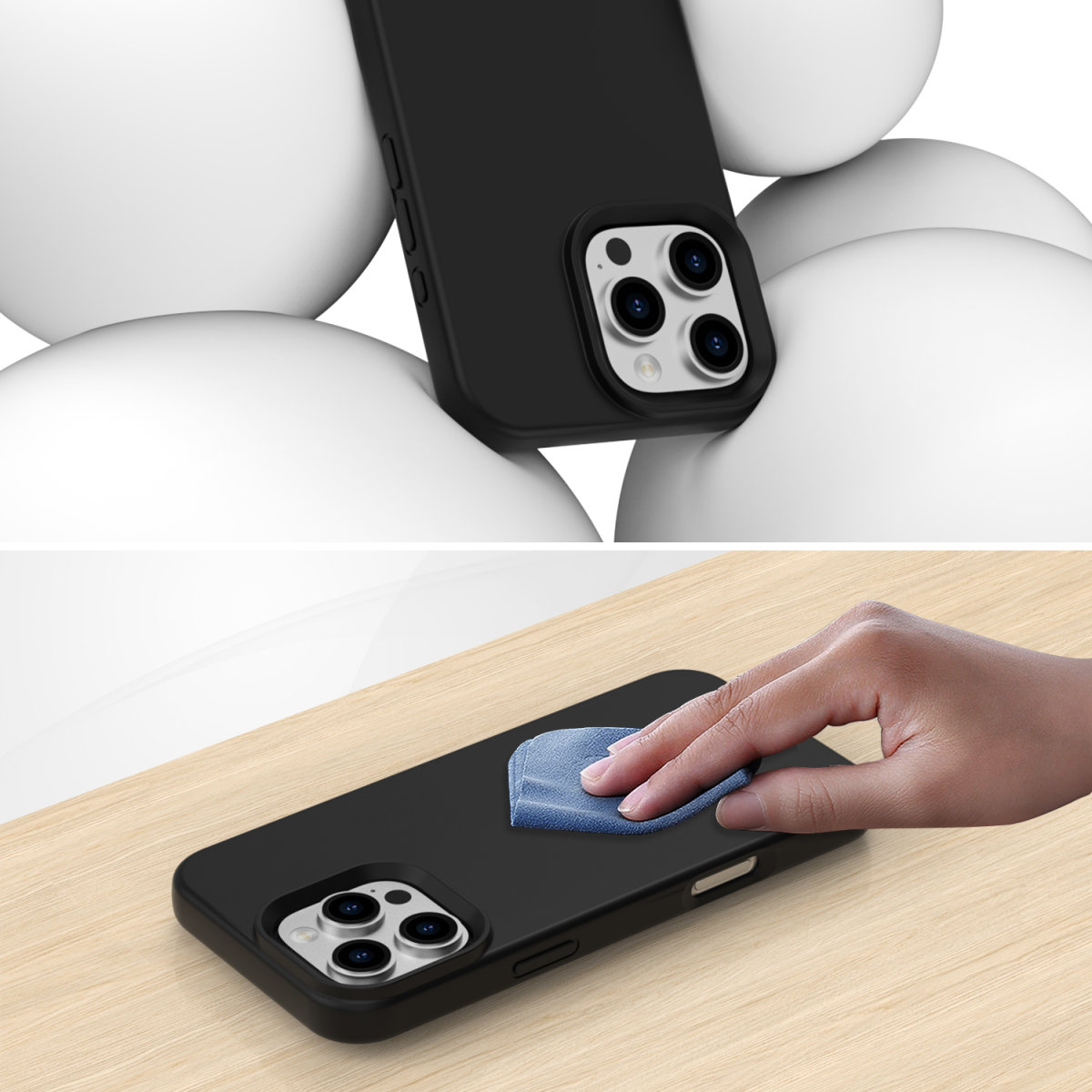 4smarts Silikon Case Cupertino für Apple iPhone 16 Pro, Ansicht 4