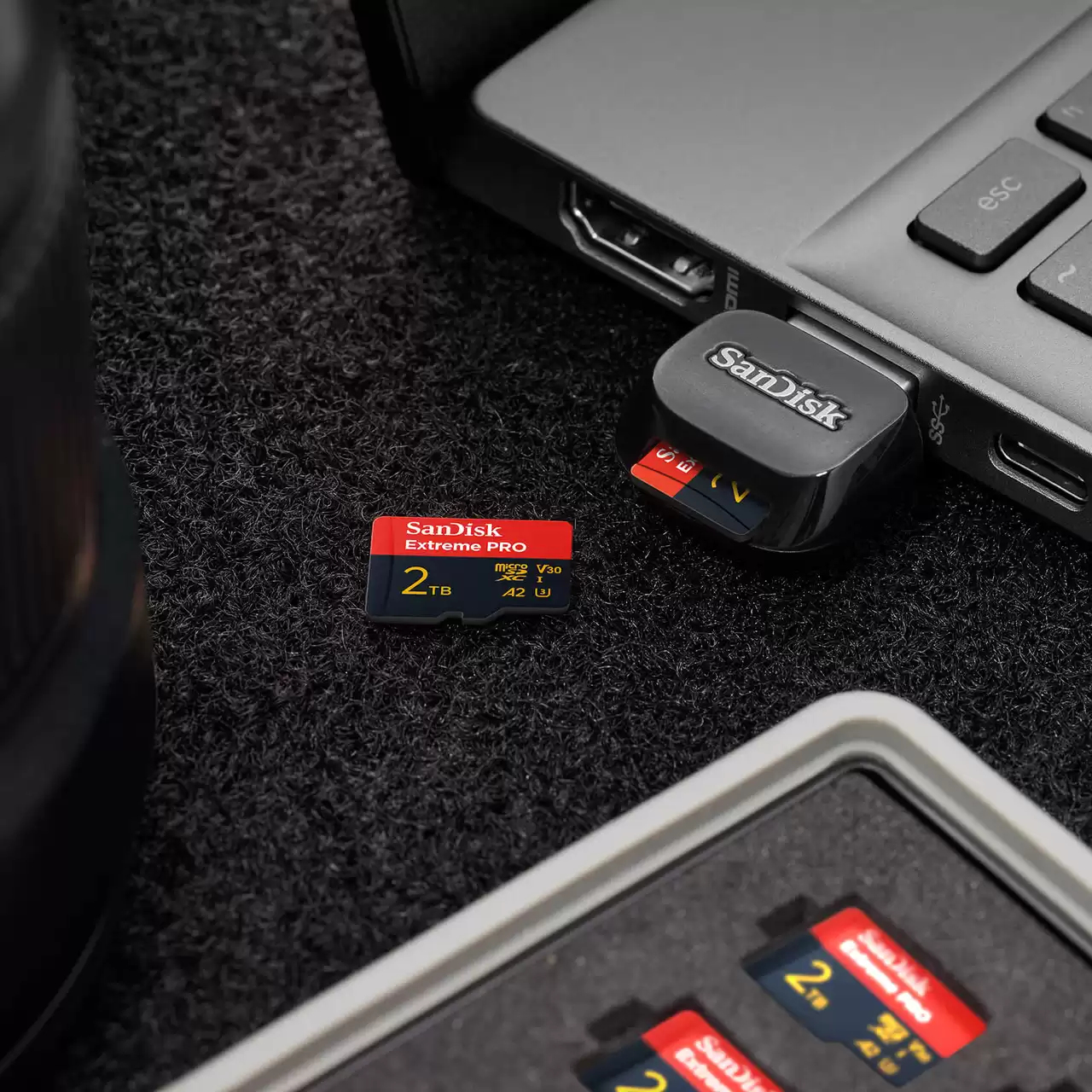 SanDisk Extreme Pro - Flash-Speicherkarte (SD-Adapter inbegriffen), Ansicht 2