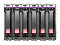 HPE Enterprise - Festplatte - 2.4 TB - 2.5" SFF (6.4 cm SFF) - SAS 12Gb/s - 10000 rpm (Packung mit 6)