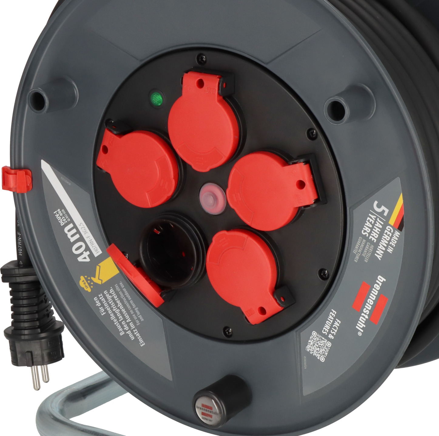 Brennenstuhl 9232400100 Kabeltrommel - Kabel - Strom/Netzteil, Ansicht 2