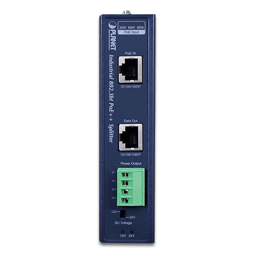Planet IPOE-173S - Cat5/Cat5e/Cat6 - Blau - Metall - IP30, Ansicht 2
