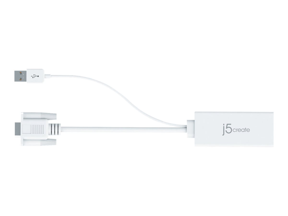 j5create JDA214 - Adapterkabel - HDMI weiblich zu USB, HD-15 (VGA), Ansicht 3