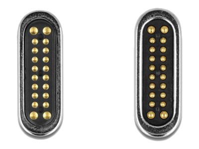 Delock USB-Kabel - 24 pin USB-C (M) abgewinkelt magnetisch zu 24 pin USB-C (M)