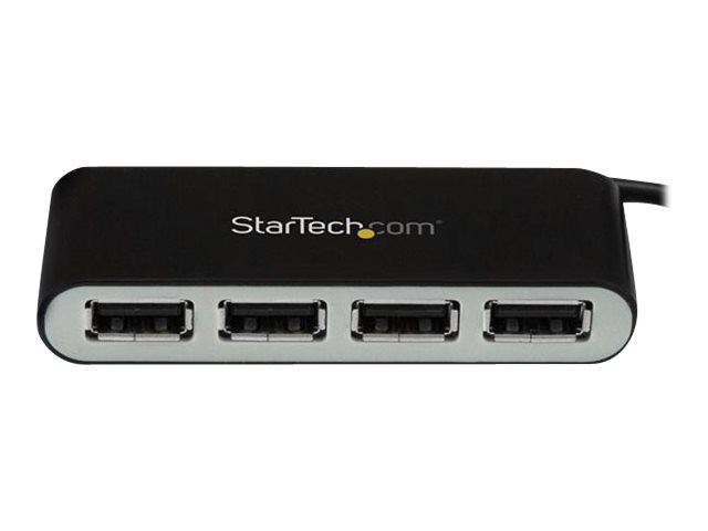 StarTech.com Mobiler 4-Port-USB 2.0-Hub mit integriertem Kabel, Ansicht 2