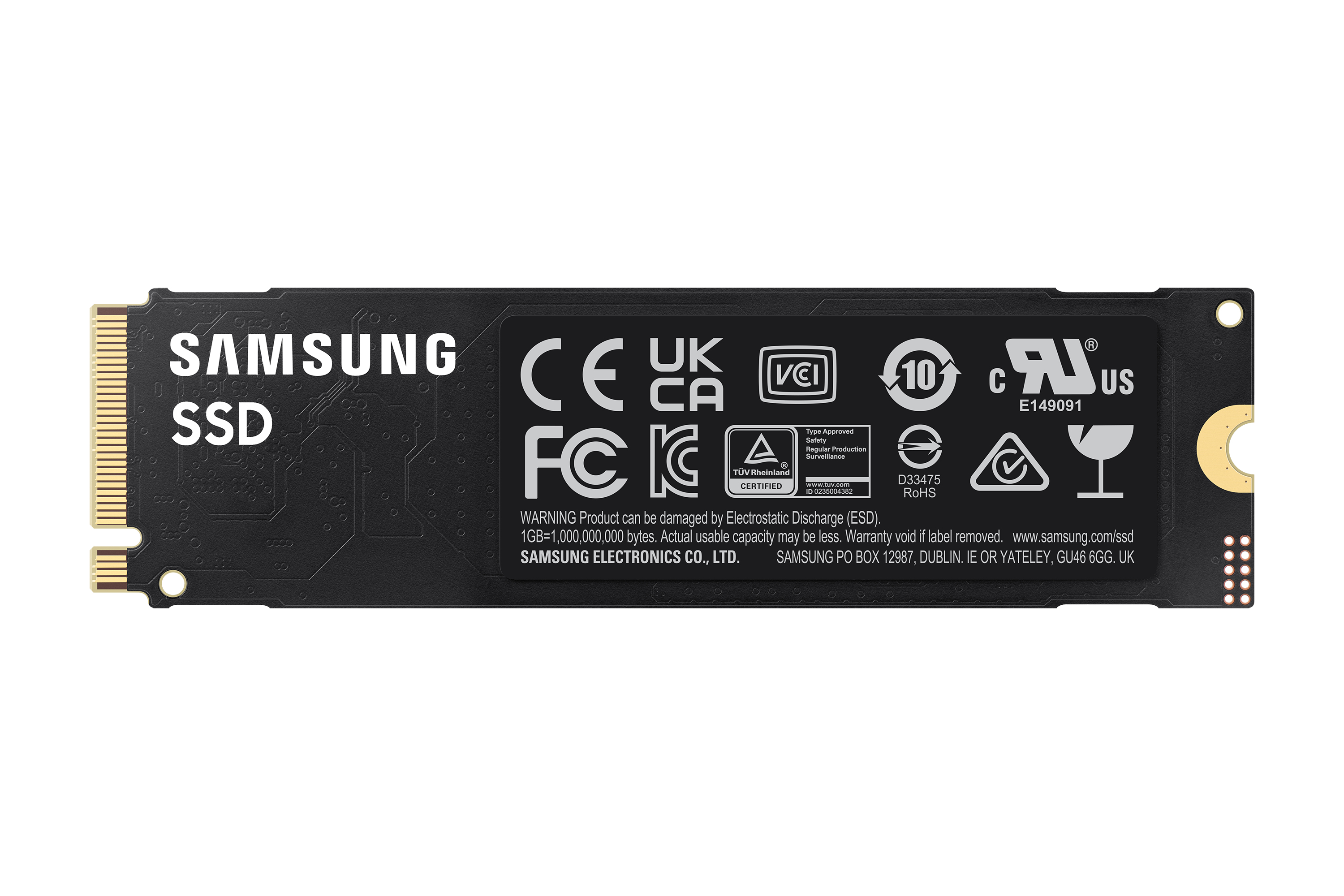 Samsung 990 EVO MZ-V9E2T0BW - SSD - verschlüsselt - 2 TB - intern - M.2 2280 - PCI Express 5.0 x4 (NVMe), Ansicht 2