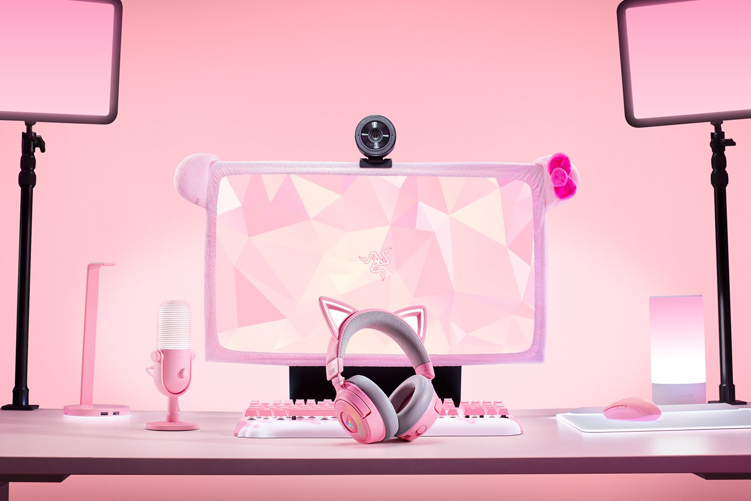 Razer Kraken Kitty V3 Pro - Quartz - Headset - Bluetooth 5, Ansicht 2