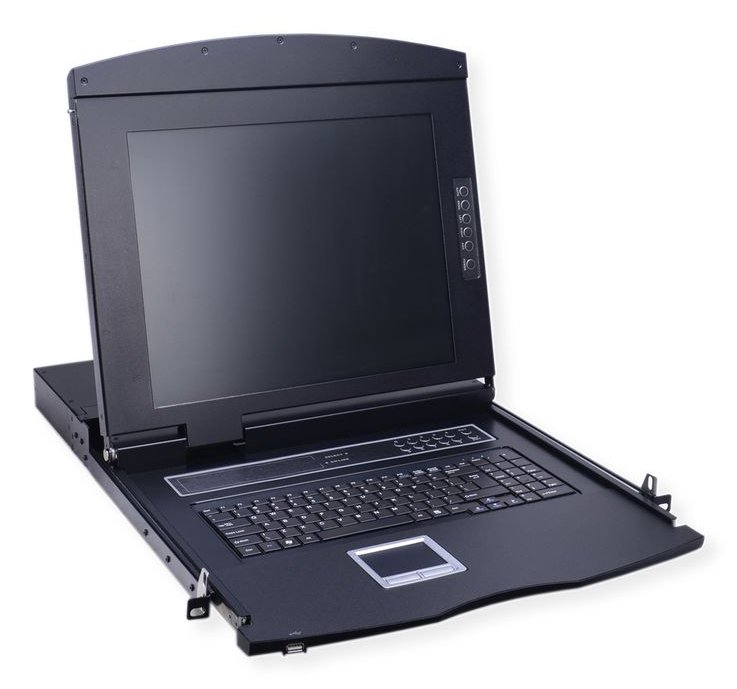 VALUE KVM-Konsole - USB - Französisch - 43 cm (17), Ansicht 2