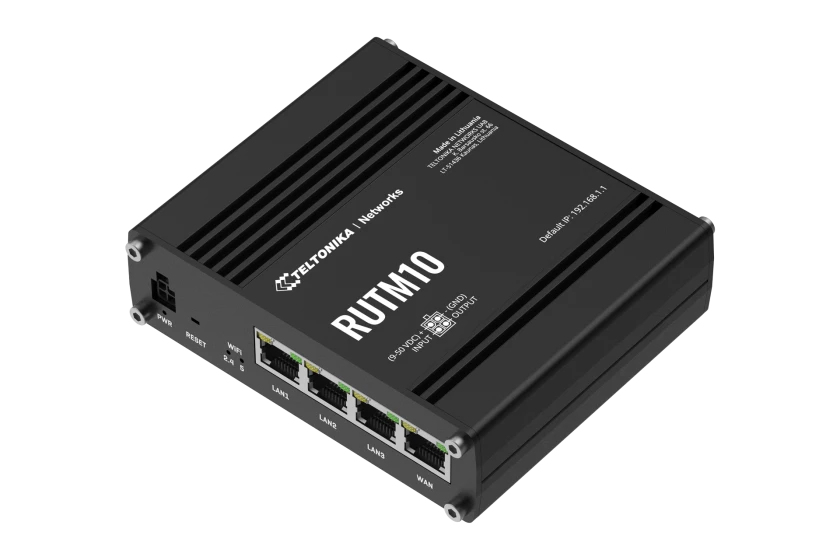Teltonika · Router· RUTM10· Ethernet+ WiFi - Router - 1 Gbps, Ansicht 3
