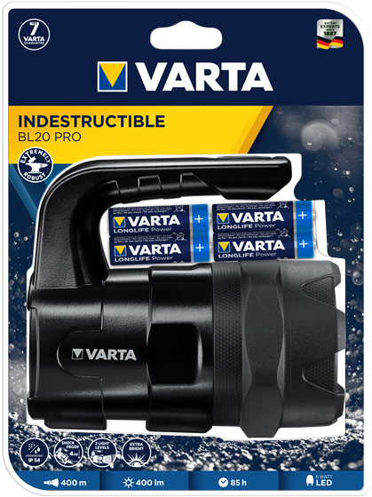 Varta Indestructible BL20 Pro - Taschenlampe, Ansicht 3