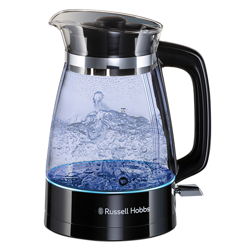 Russell Hobbs 26080-70 - 1,7 l - 2400 W - Schwarz - Transparent - Glas - Kunststoff - Edelstahl - Wasserstandsanzeige, Ansicht 2
