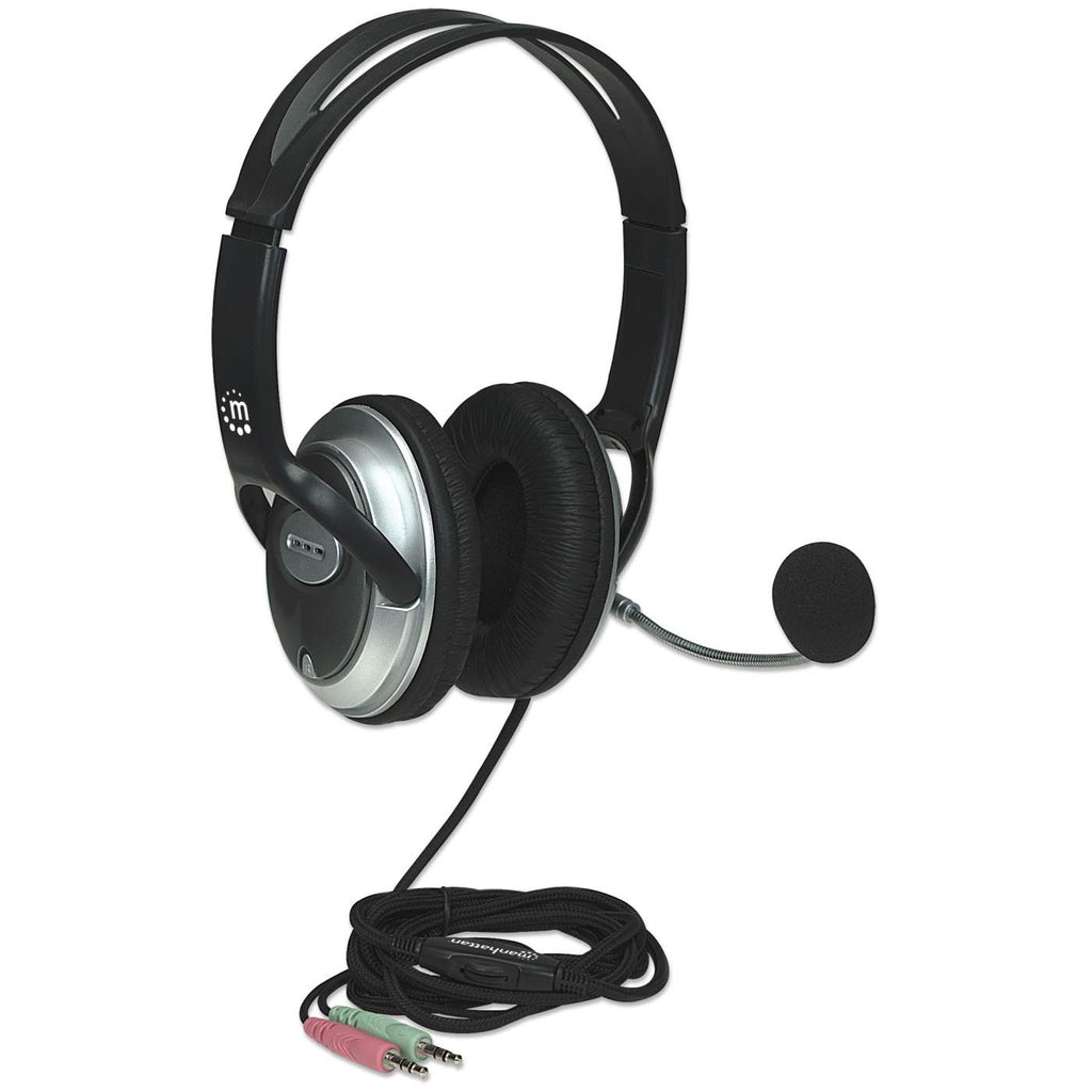 Manhattan Stereo Over-Ear Headset (3.5mm), Microphone Boom (padded), Ansicht 4