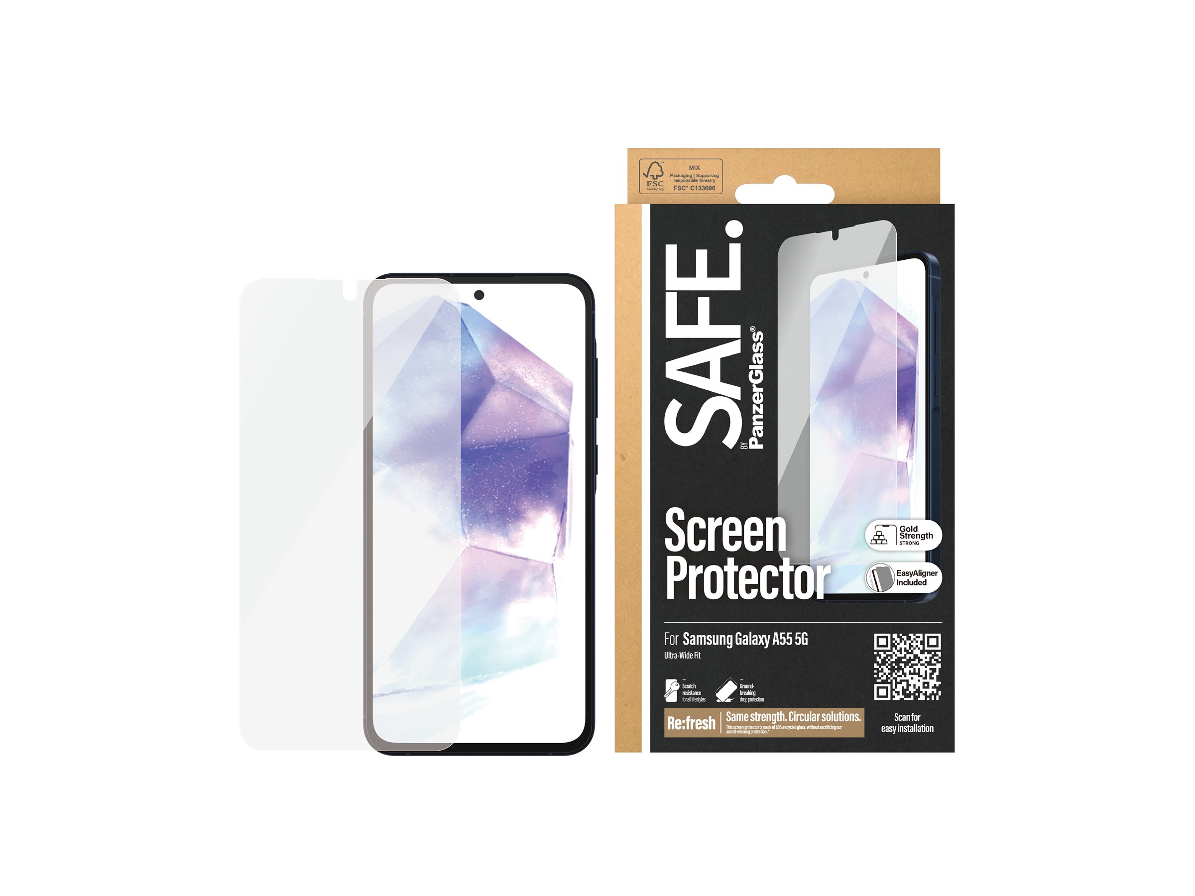 PanzerGlass SAFE. by Samsung New A54 5G UWF, Ansicht 4