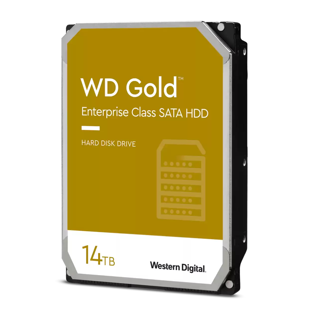 WD HDD Gold 14TB SATA 256MB 3.5 - Festplatte - Serial ATA, Ansicht 2