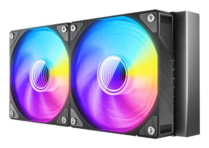 AZZA HEX 240 - All-in-One-Flüssigkeitskühler - 12 cm - 120 m³/h - Schwarz - CPU-Kühler - 34 dB, Ansicht 3