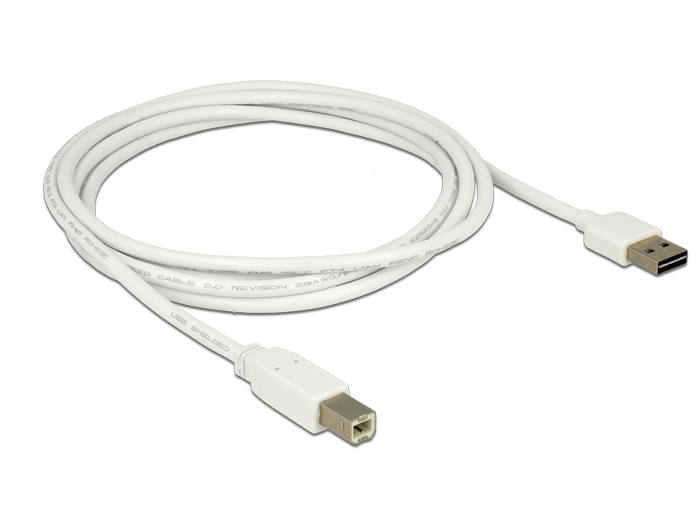 Delock Easy - USB-Kabel - USB (M) umkehrbar bis USB Typ B (M), Ansicht 2