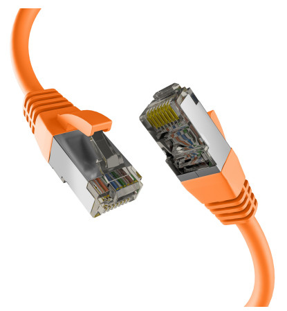 M-CAB CAT8.1 ORANGE 20M PATCH CORD - Netzwerk - CAT 8, Ansicht 2