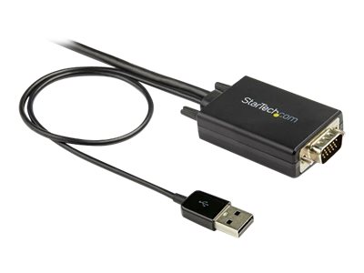 StarTech.com Startech 2m VGA auf HDMI Adapter mit USB-Audio - 1080p - Adapterkabel - USB, HD-15 (VGA)