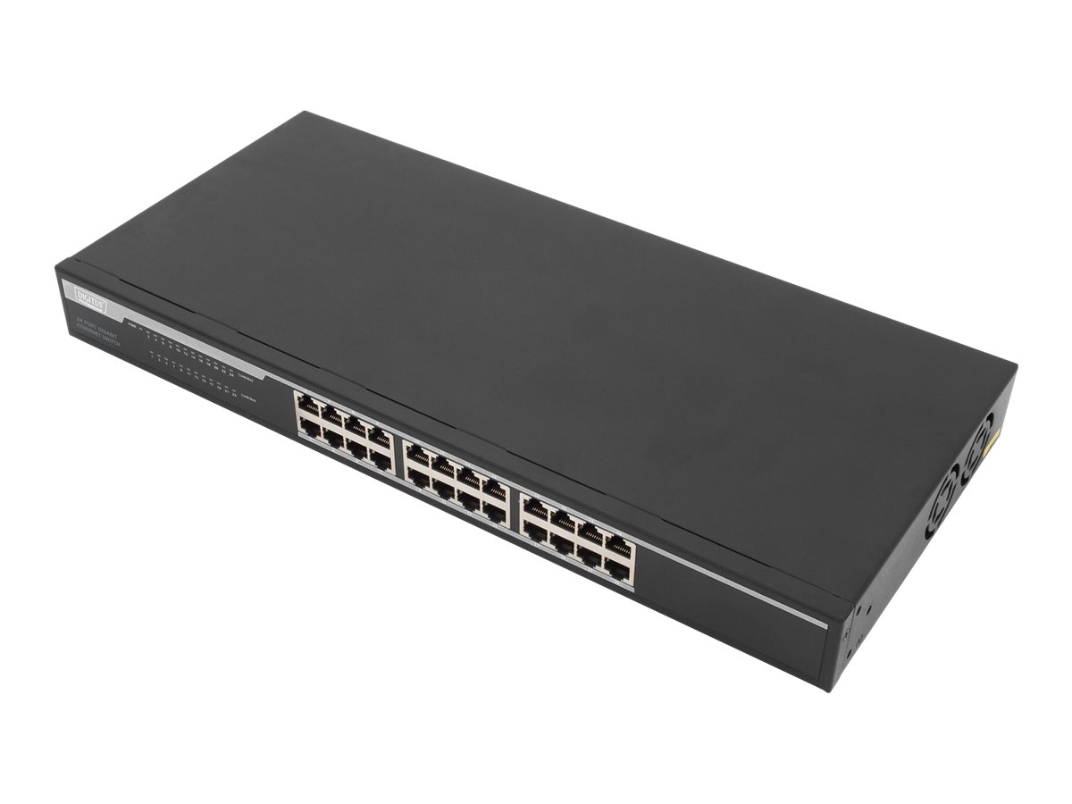 DIGITUS DN-80113 - Switch - unmanaged - 24 x 10/100/1000 - Desktop, an Rack montierbar