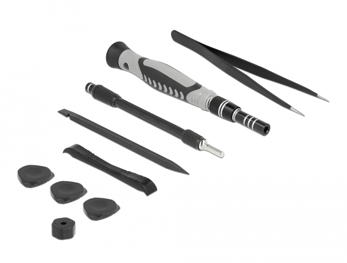 Delock Präzisions-Schraubendrehergriff mit Bit- und Stecknuss-Set, Ansicht 3