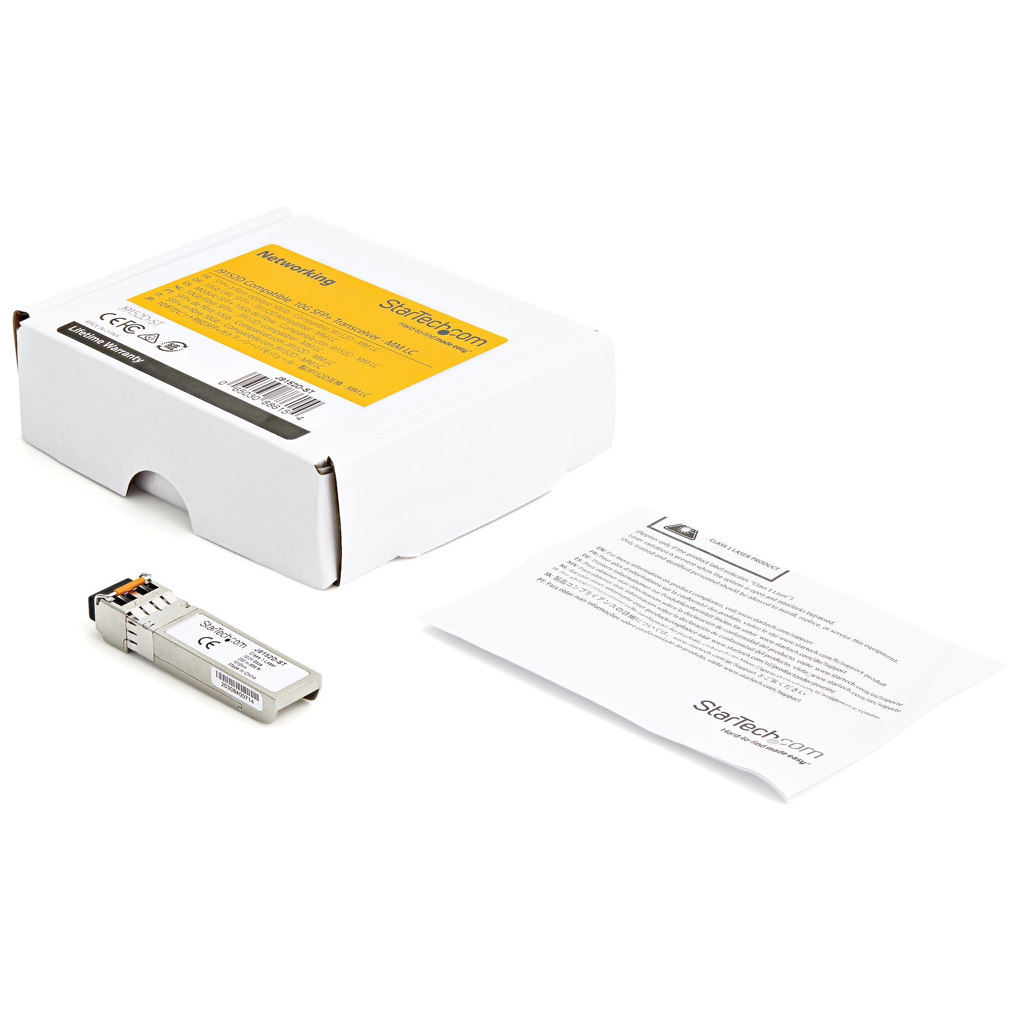 StarTech.com J9152D-ST Transceiver Modul (SFP+ Module, 10GBase-LRM HP kompatibel, Glasfaser, 1310nm, Ansicht 4