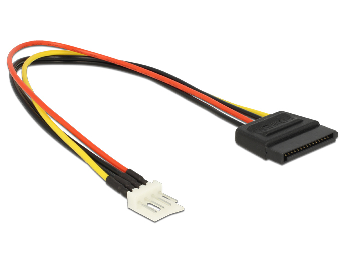 Delock Stromkabel - 4-Pin-Mini-Stromversorgungsstecker (M), Ansicht 2