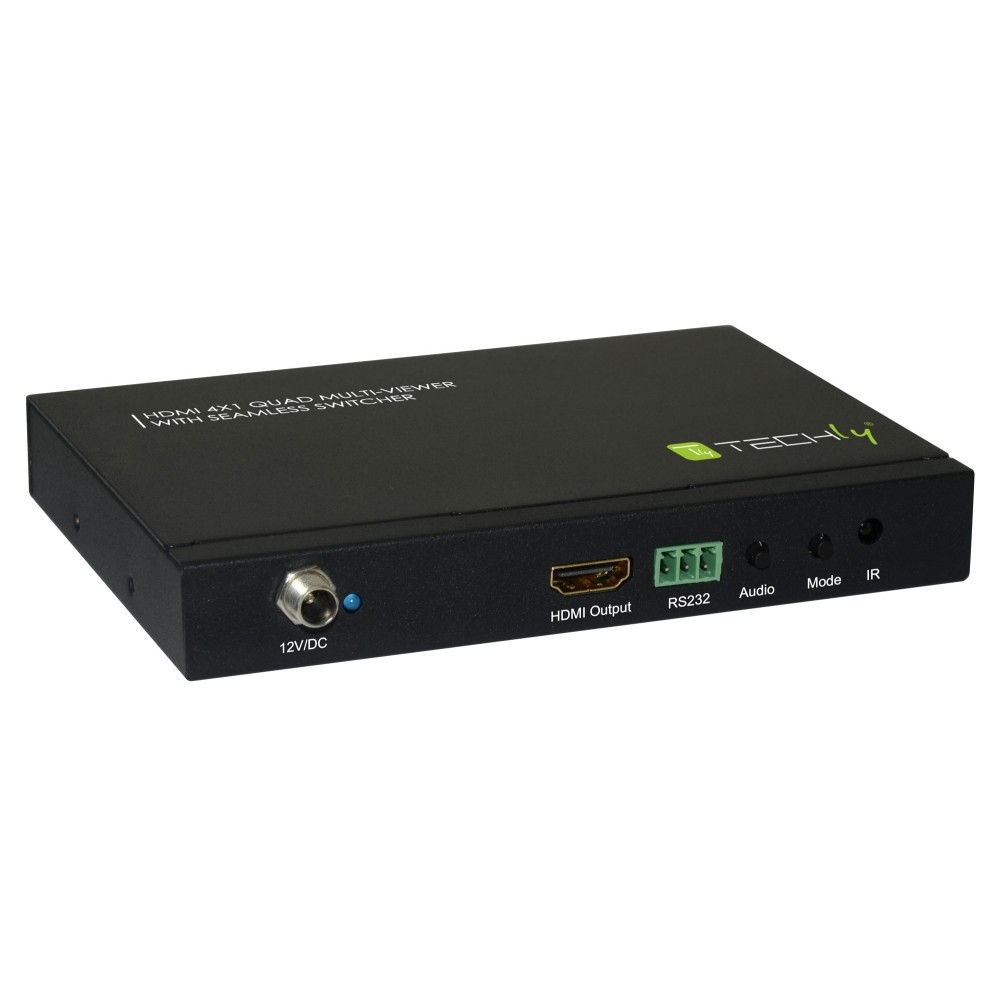 Techly HDMI 4x1 Multi-viewer with seamless switcher, Ansicht 2