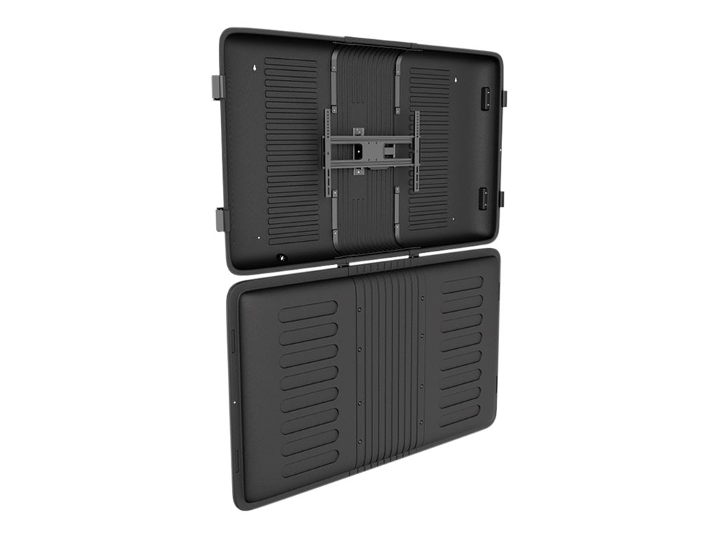 LogiLink Gehäuse - für Flachbildschirm - witterungsbeständig - verriegelbar - ABS-Kunststoff, ASA-Kunststoff, Stahl - Schwarz - Bildschirmgröße: 139.7 - 190.5 cm (55"-75")