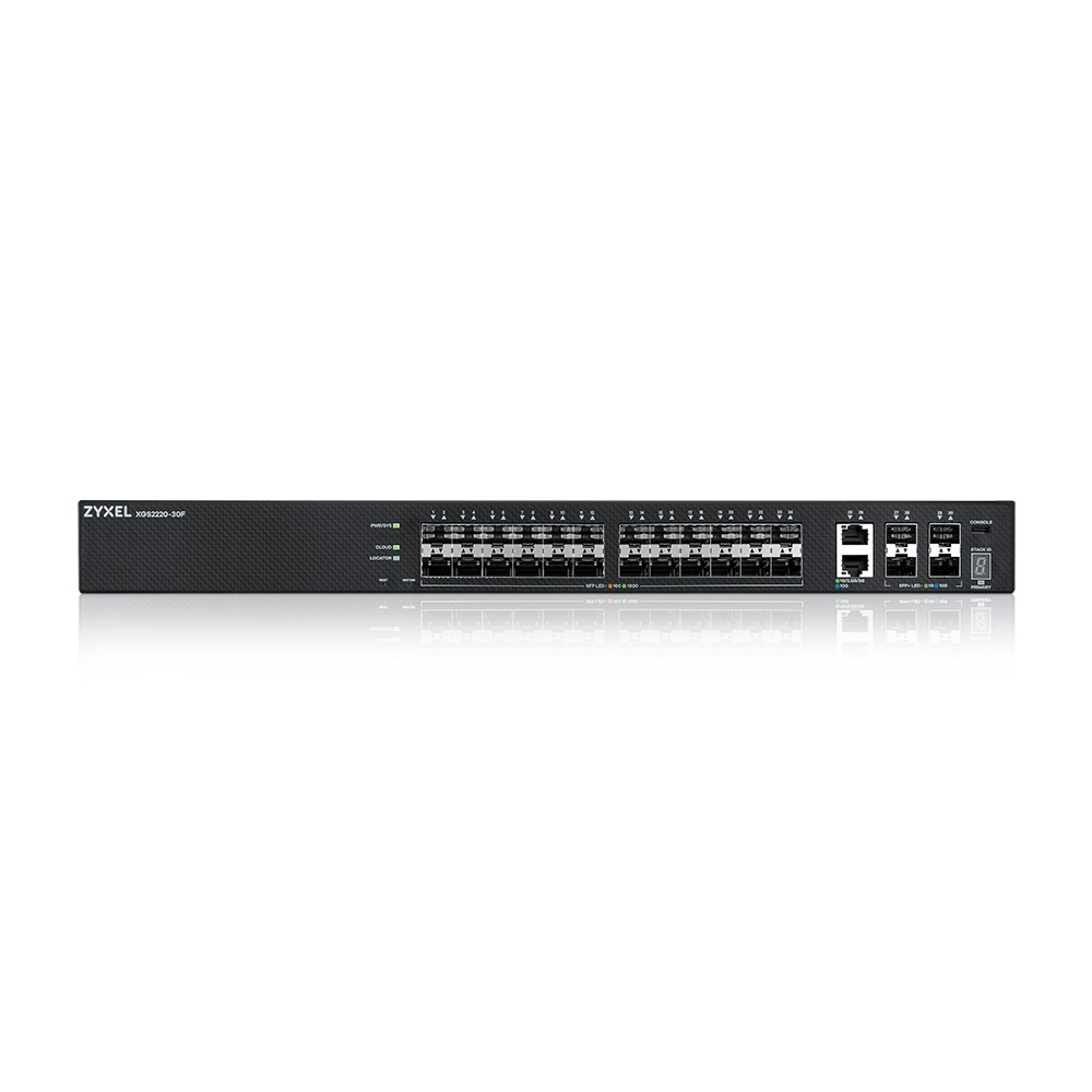 ZyXEL XGS2220-30F - Managed - L3 - Keine - Rack-Einbau, Ansicht 2