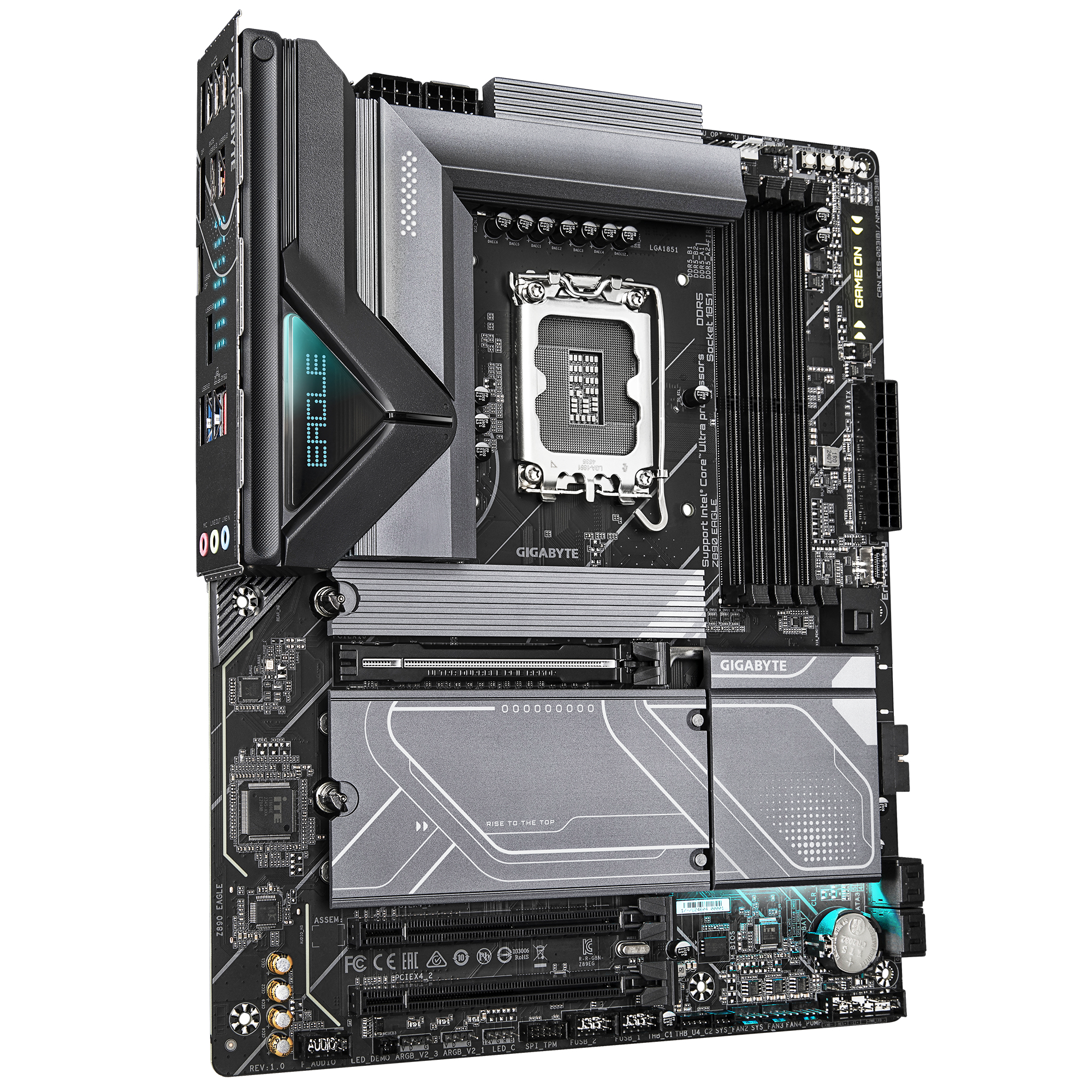 Gigabyte Z890 EAGLE - Motherboard - ATX - LGA1851-Sockel - Z890 Chipsatz - USB4, USB 3.2 Gen 2, USB 3.2 Gen 1, USB-C 3.2, Ansicht 4
