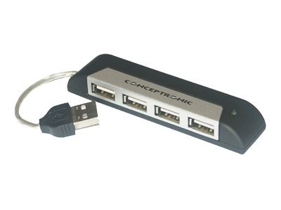 Conceptronic C4PUSB2 - Hub - 4 x USB 2.0 - Desktop