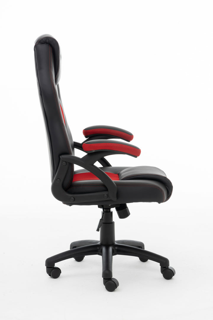 Raptor Stuhl GS-40 PU+ Fabric schwarz/rot, Ansicht 3