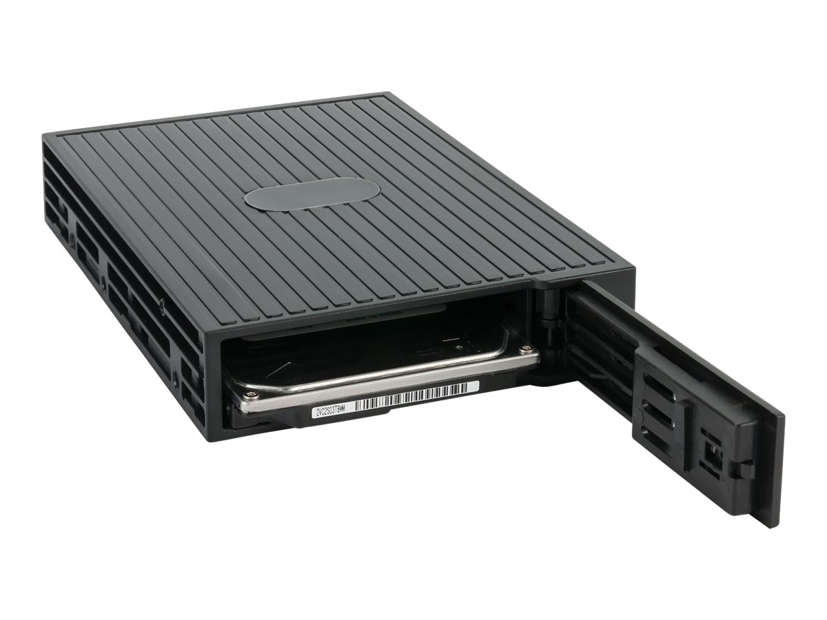Fantec MR-25 6,4cm 2,5Zoll SATA/SAS HDD/SSD Wechselrahmen schwarz fuer 6,4cm 2,5Zoll HDD oder SSD in einem 8,9cm 3,5Zoll Einschub