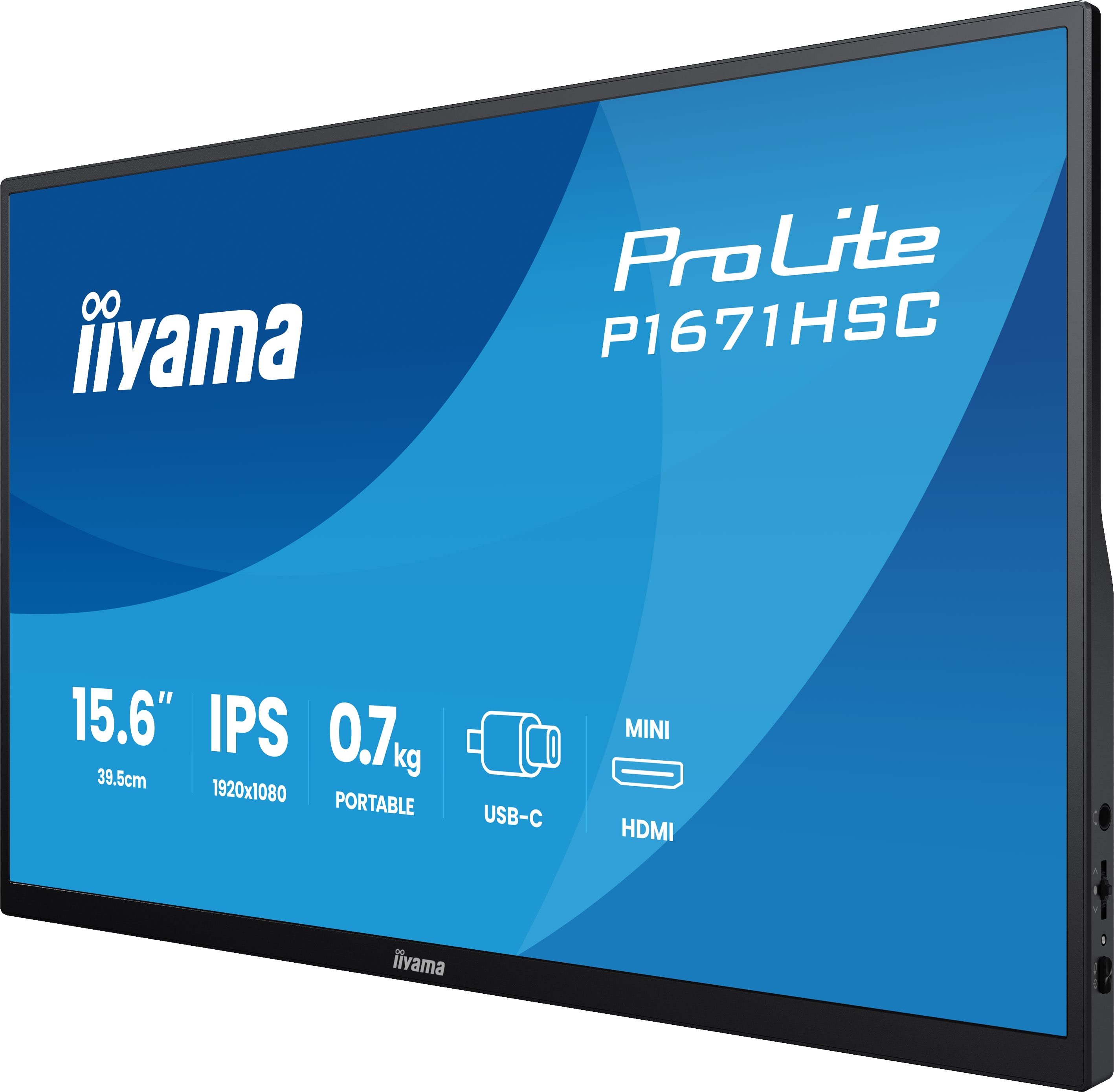 Iiyama ProLite P1671HSC-B1 - LED-Monitor - 39.6 cm (15.6), Ansicht 2